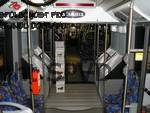 Neobvyklý tvar kloubu nízkopodlažního trolejbusu Solaris Urbino 18